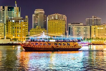 Premium Dhow Cruise Dubai creek With Dinner &Pick up & drop off